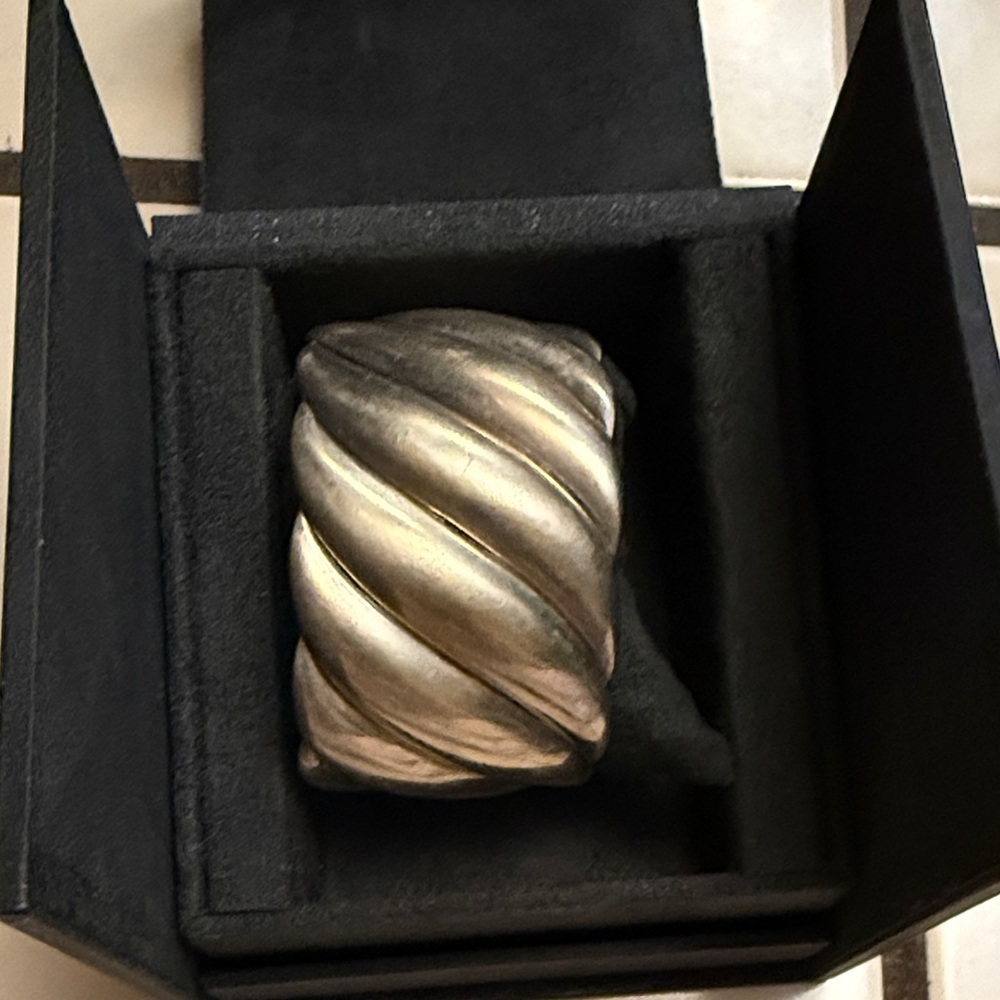 David Yurman Sculpted Silver cuff